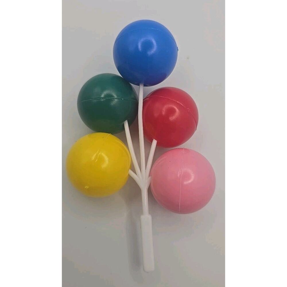 Vintage Bakery Crafts Balloon Cake Topper Large Balloon Cluster PB80